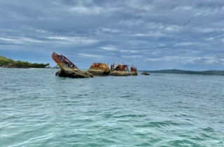 Snorkelling the wreck of the SS Platypus